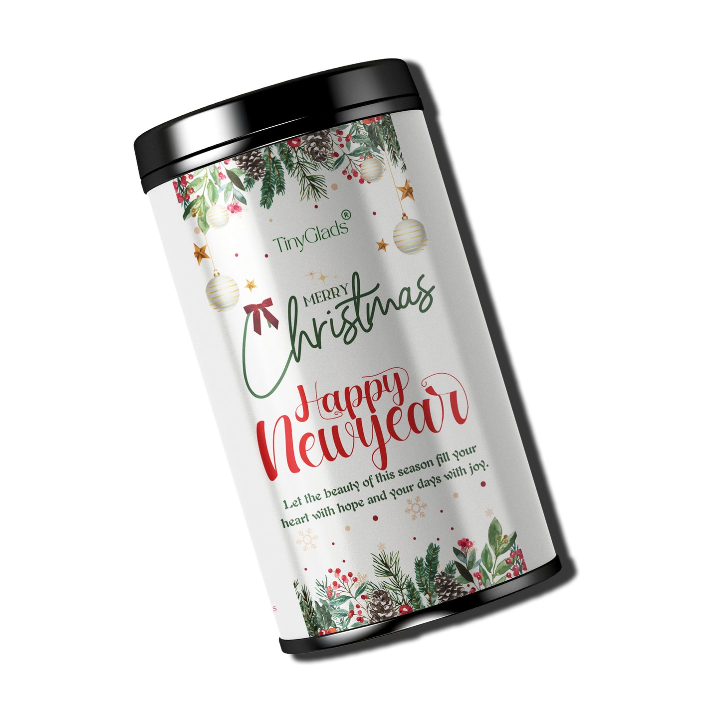 TinyGlads Winter Wonderland Chocolate Jar | Christmas & New Year Special | 250 grams
