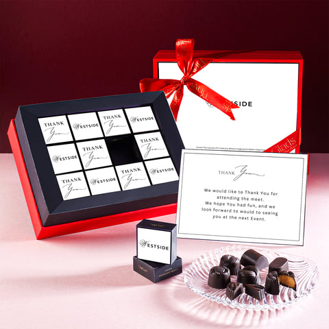 Corporate Personalized Chocolate Box with Special Message for Employees