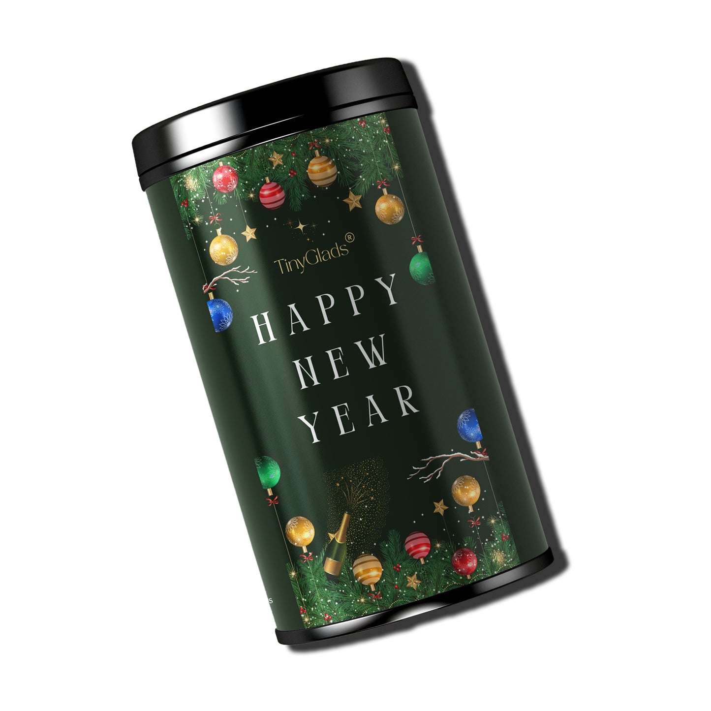 TinyGlads New Year Celebration Chocolate Jar | Premium Festive Gift | 250g
