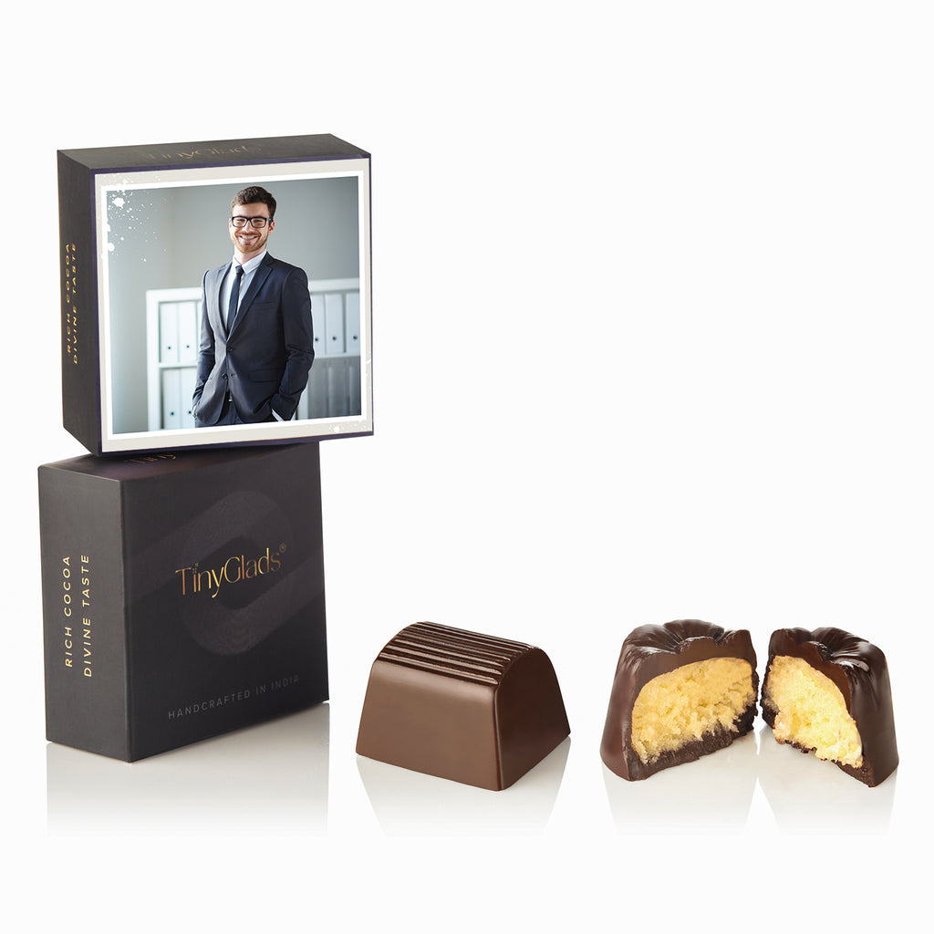 Custom Farewell Chocolate Box for Employees | 9 Pc Premium Collection