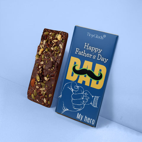 Father’s Day Chocolate Gift Box | 3 Flavoured Chocolate Bars with Message Card