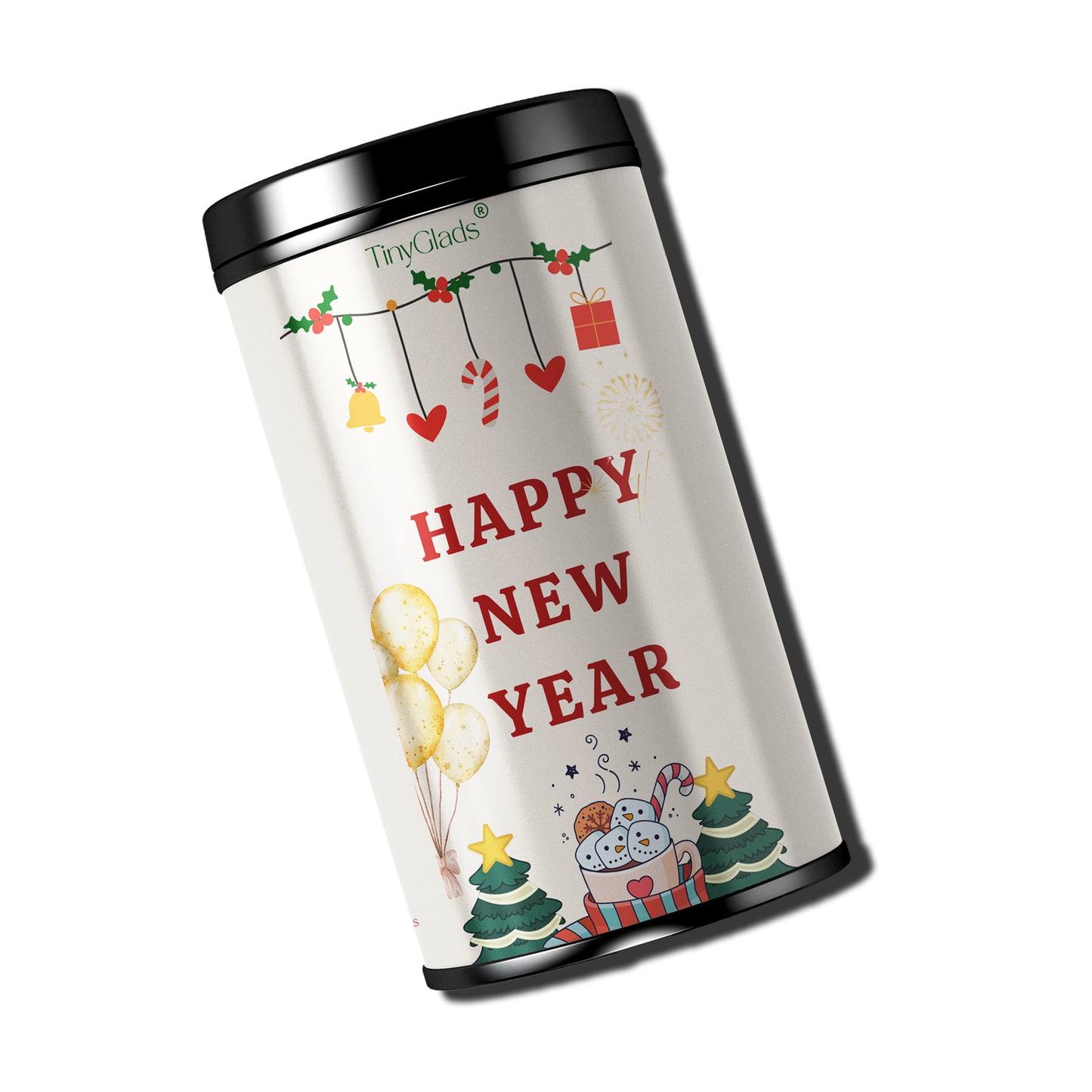 TinyGlads New Year Wishes Chocolate Jar | Premium Celebration Gift | 250g