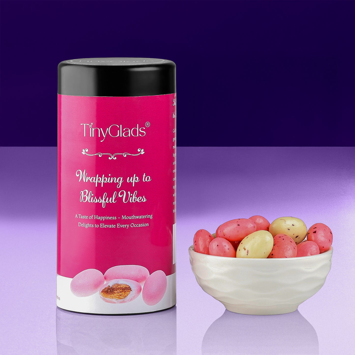 Organic Diwali Gift Box – 3 Chocolate Truffle Jars