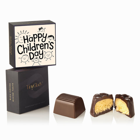 TinyGlads Happy Children's Day Chocolate Keepsake | 9 Truffles