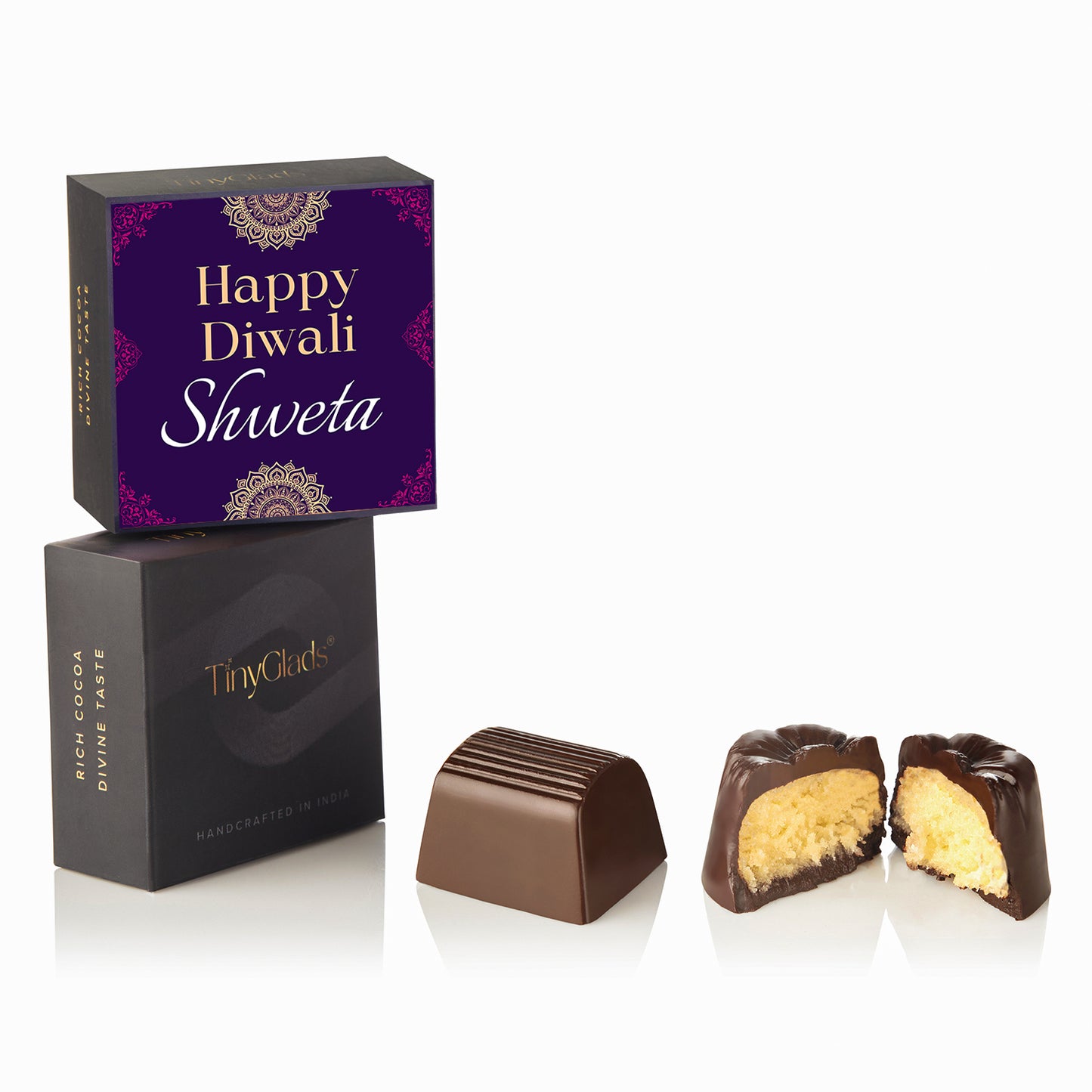Diwali Delight Chocolate Box with 6 Premium Truffles