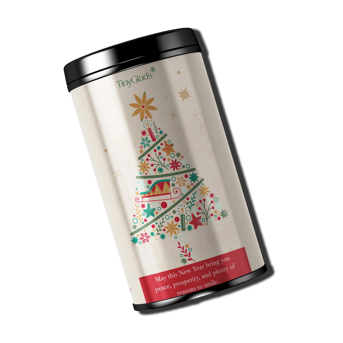 TinyGlads New Year Blessings Chocolate Jar | Festive Gift Collection | 250g