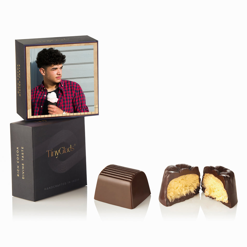 Valentine Photo Chocolate Keepsake Box with 9 Truffles