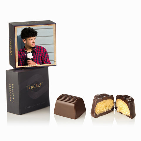 Valentine Photo Chocolate Keepsake Box with 9 Truffles