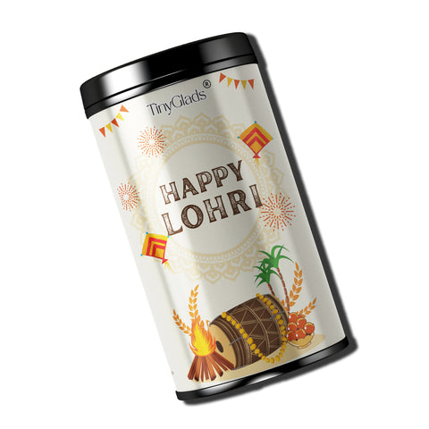 TinyGlads Classic Lohri Chocolate Truffle Jar | 12 Handcrafted Chocolate