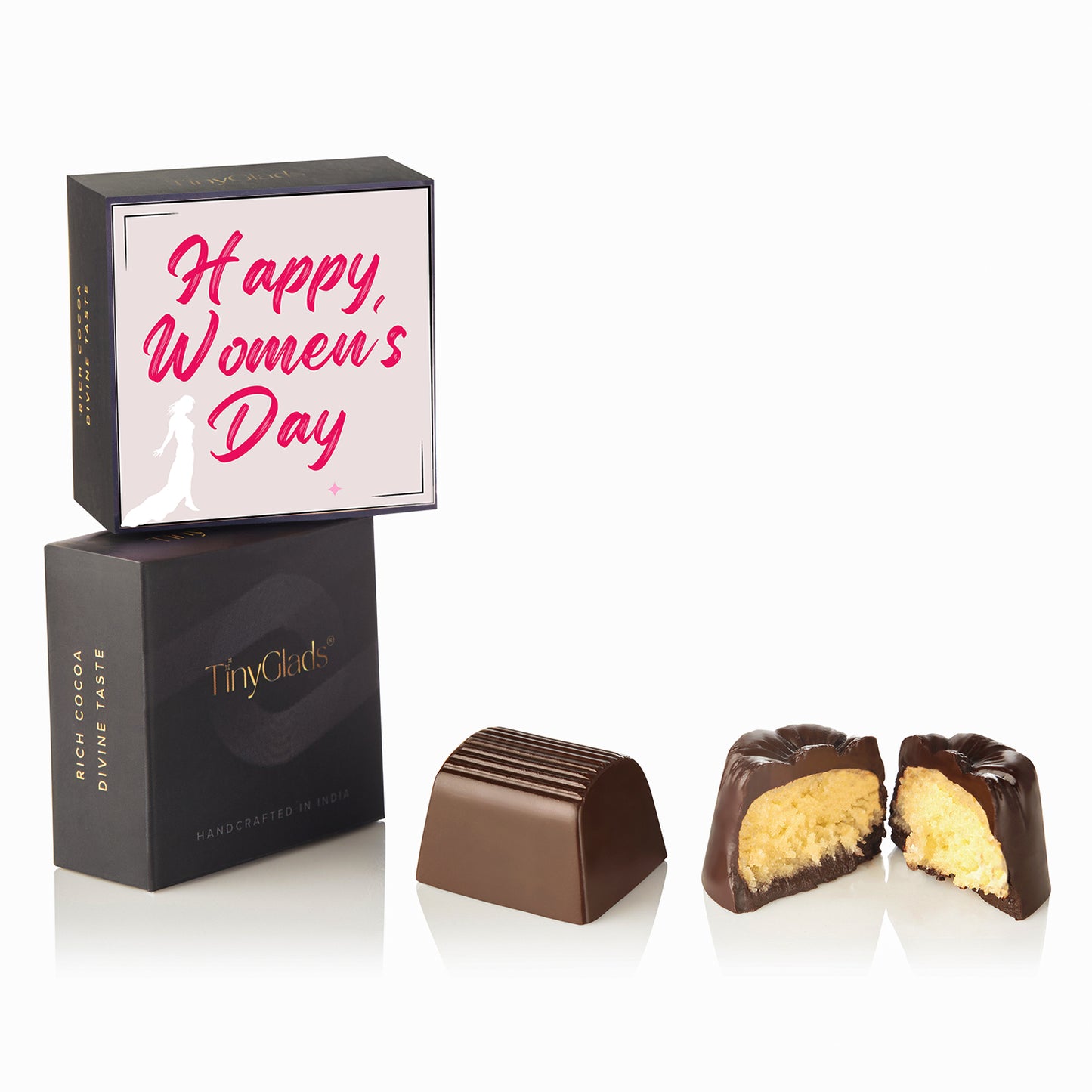 TinyGlads Corporate Women's Day Chocolate Gift Box | 9 Truffles
