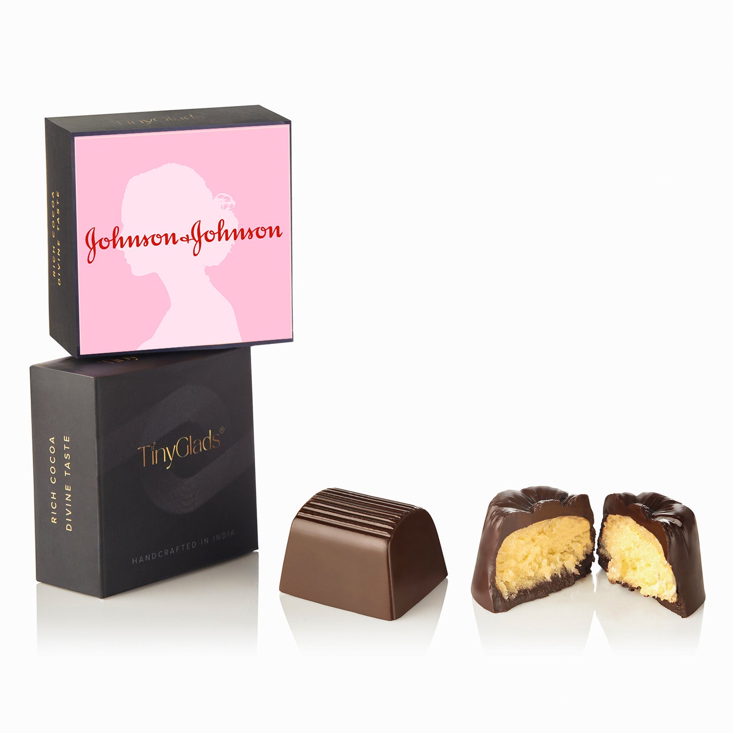 TinyGlads Personalized Corporate Women's Day Chocolate Gift Box | 9 Gourmet Truffles
