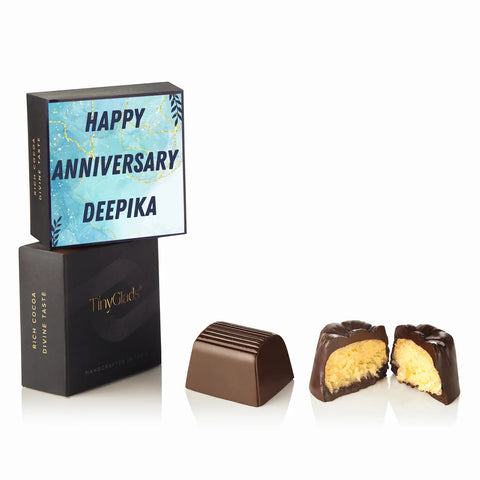 Anniversary Chocolates Gift Personalized with Photo