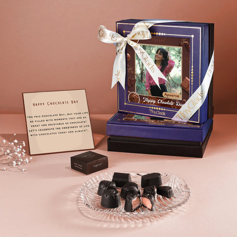 Happy Chocolate Day Photoframe Gift Box