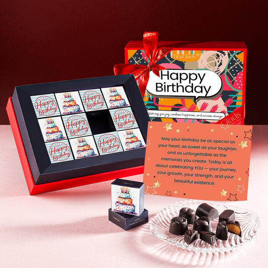 Because Birthdays Deserve Something Personal | 12 Pcs Chocolate Box