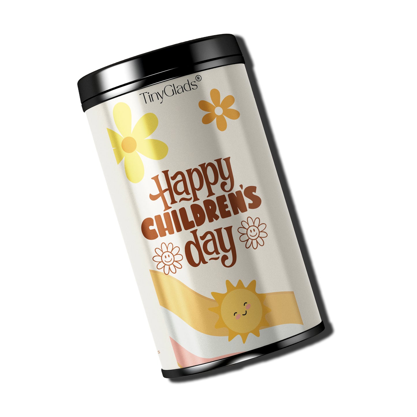 TinyGlads Sunshine Smiles Chocolate Jar | 12 Gourmet Truffles