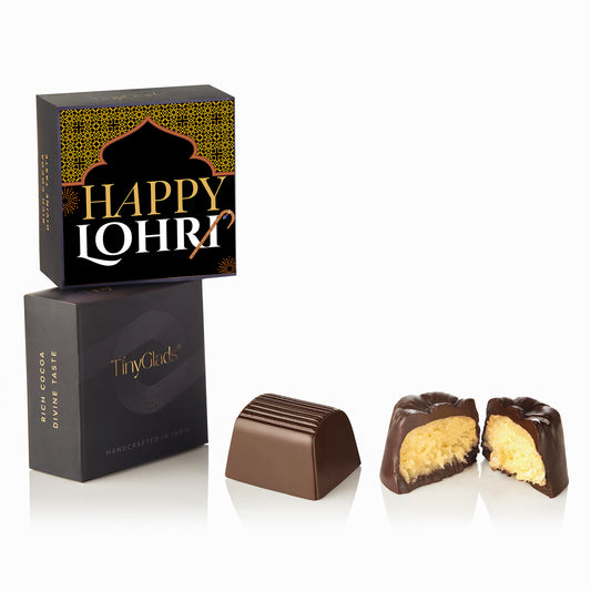Happy Lohri Chocolate Gift Box | 6 Soft-Centre Truffles