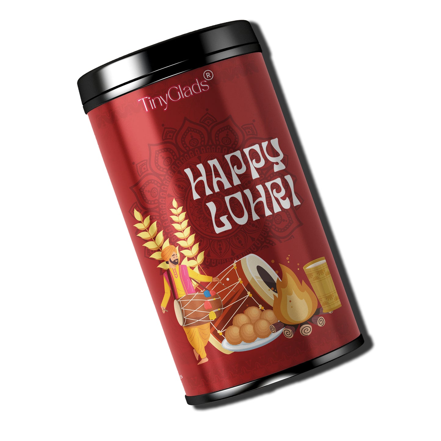 TinyGlads Lohri Delight Chocolate Truffle Jar | 12 Premium Truffles