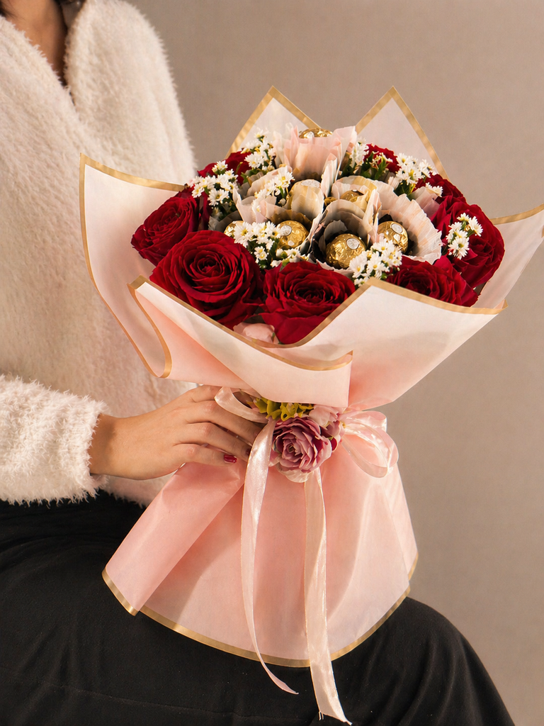 Chocolate Truffle Flower Bouquet