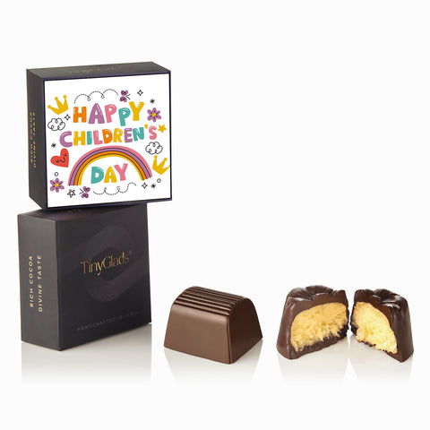 TinyGlads Children's Day Chocolate Gift Box | 6 Gourmet Truffles