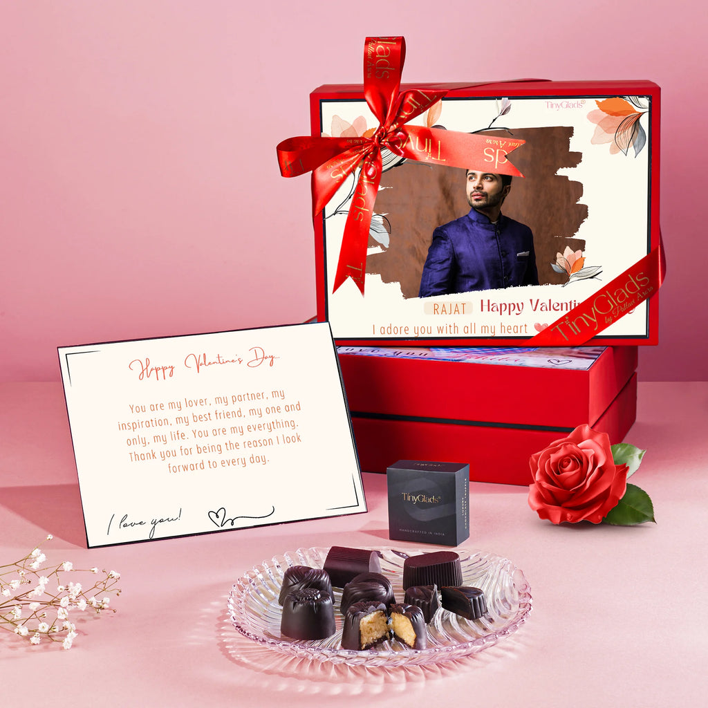 Happy Valentine's Day Chocolate Photoframe Gift Box