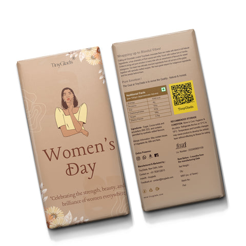 TinyGlads Women's Day Appreciation Chocolate Bar | 80g