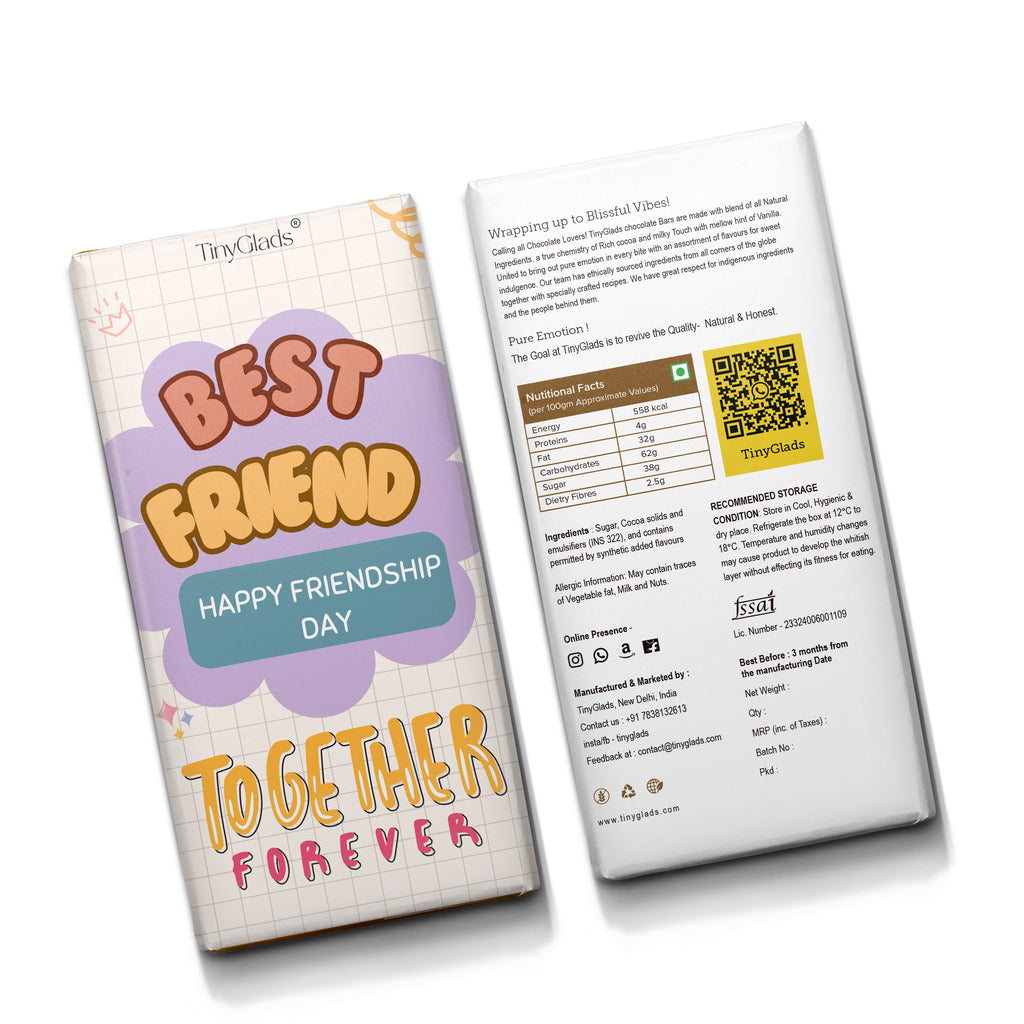 Best Friend Friendship Day Chocolate Bar | Premium Gift