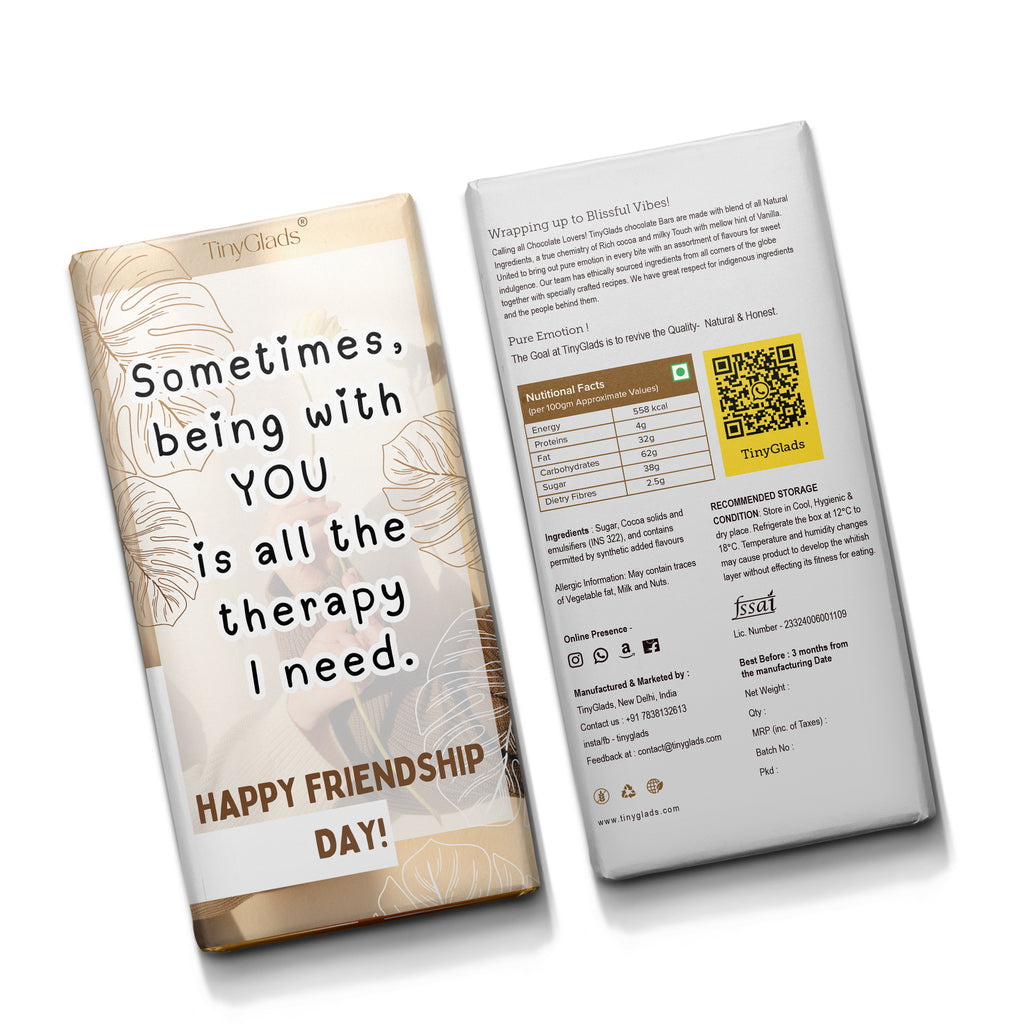 Friendship Day Chocolate Bar | Heartfelt Gift for Best Friends