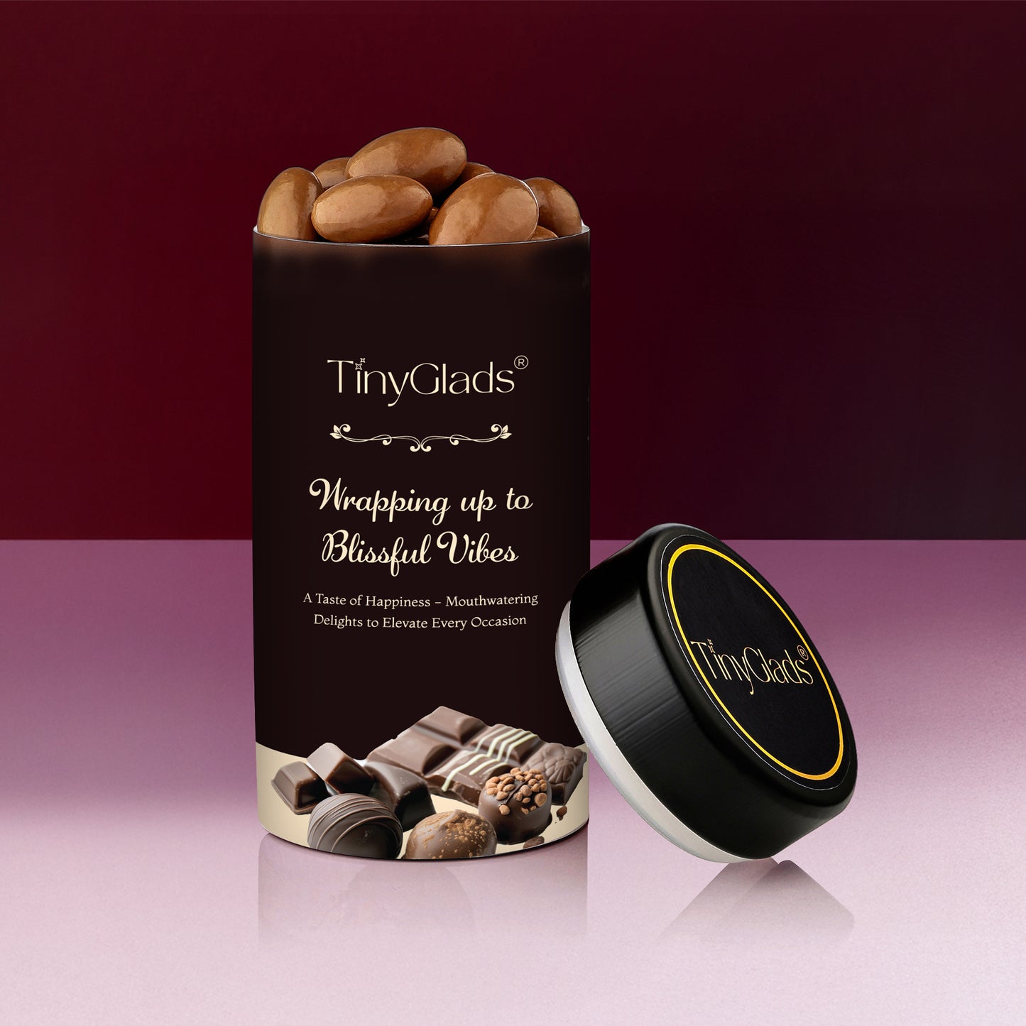 Premium Indulgence Chocolate Jar & Truffle Gift Box