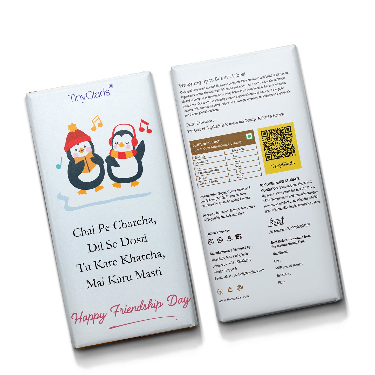 Friendship Day Chocolate Bar | Fun Friendship Gift