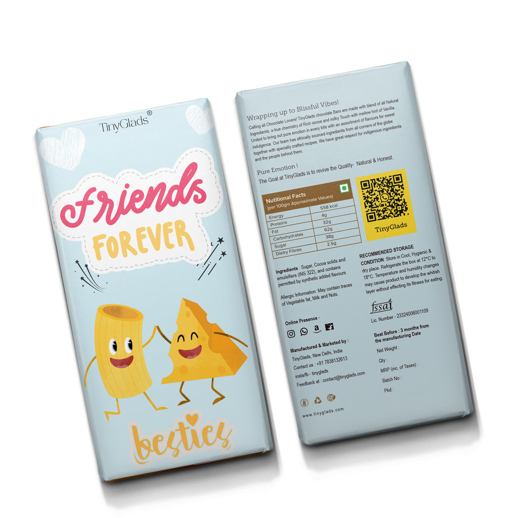 Besties Friendship Day Chocolate Bar | Premium Gift