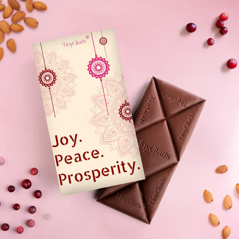 Diwali Chocolate Gift Box – Jar, 6 Truffles & Bar