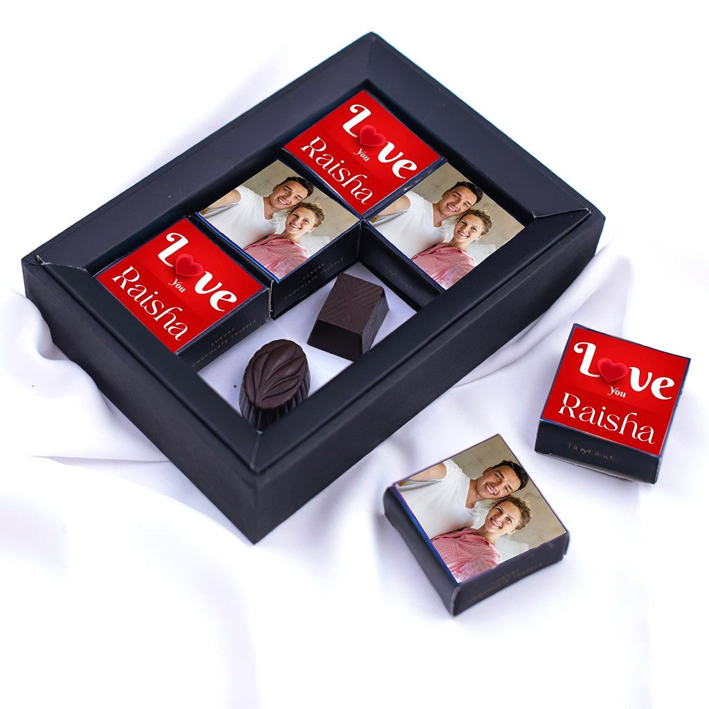 Anniversary Chocolates Gift Personalized with Photo