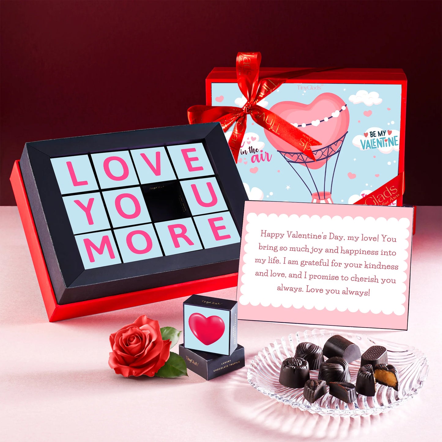 Love is in the Air Chocolate Gift for Valentine's Day