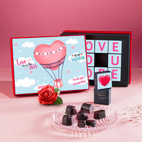 Love is in the Air Chocolate Gift for Valentine's Day