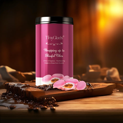 Chocolate Coated Rosepetal Almonds Jar