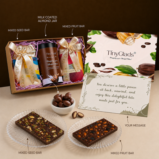 Double Chocolate Bars & Gourmet Jar Gift Set