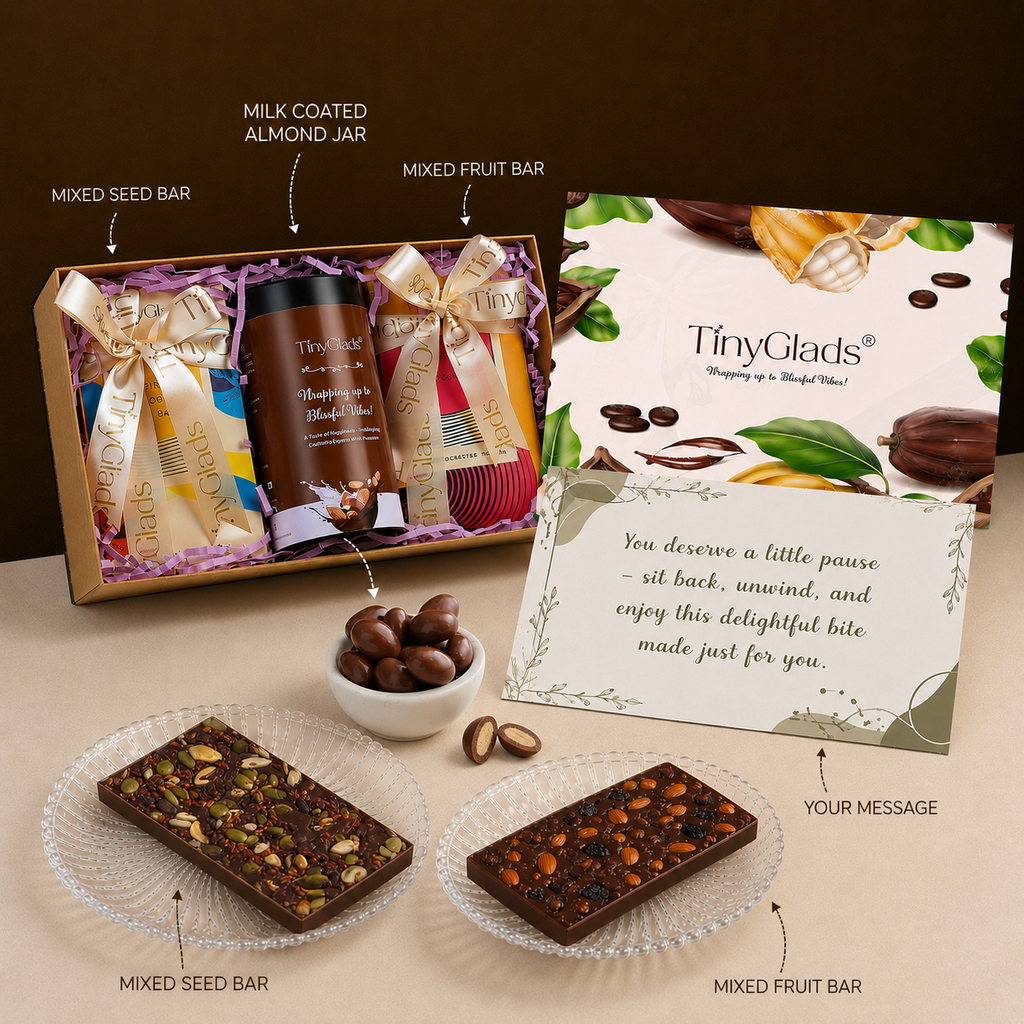 Double Chocolate Bars & Gourmet Jar Gift Set