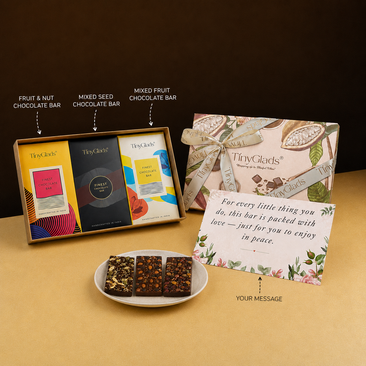 Chocolate Bars Trio Delight – Gift, Share & Savour