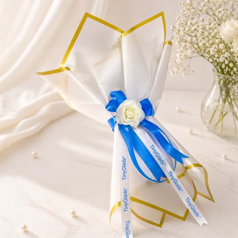 TinyGlads Money Bouquet with Roses & Mini Cars
