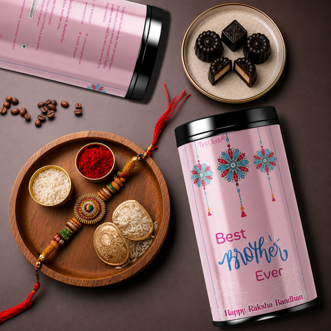 TinyGlads Best Brother Ever Chocolate Truffle Jar | 12 Gourmet Truffles