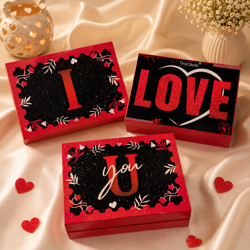 TinyGlads Personalized I Love You Money Gift Box | Cash Arrangement