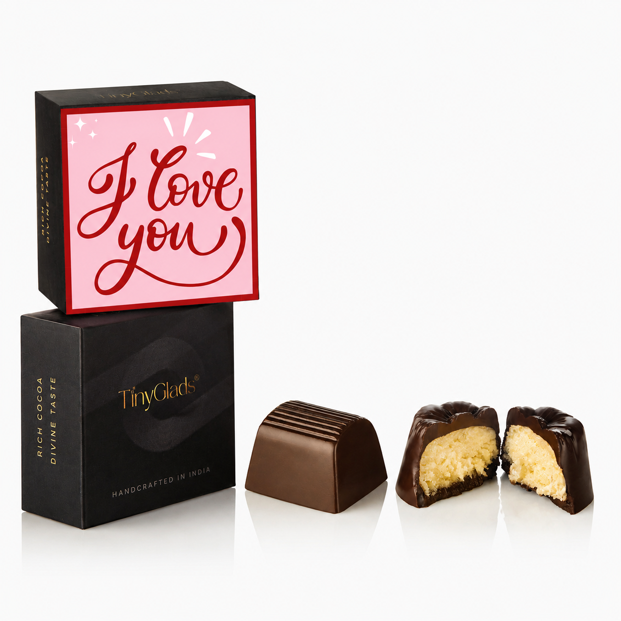 Premium Love Hamper with Rose, Truffles & Greeting Card
