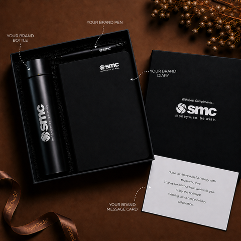 Customized Corporate Gift Set with Bottle, Diary & Pen