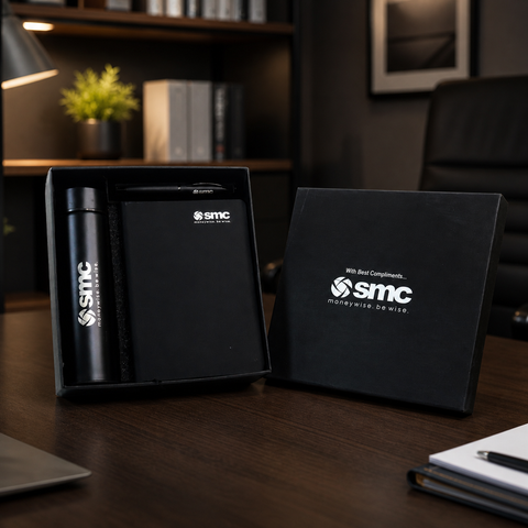 Customized Corporate Gift Set with Bottle, Diary & Pen