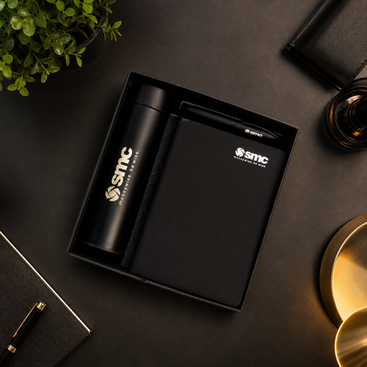 Customized Corporate Gift Set with Bottle, Diary & Pen
