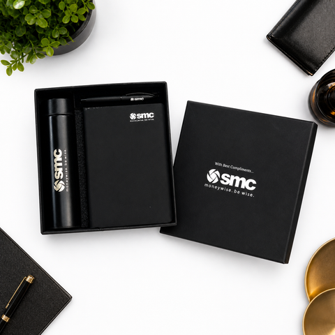 Customized Corporate Gift Set with Bottle, Diary & Pen