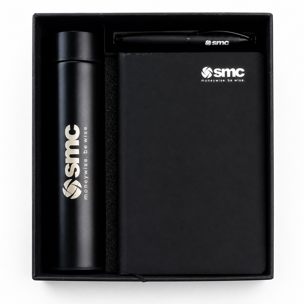 Customized Corporate Gift Set with Bottle, Diary & Pen