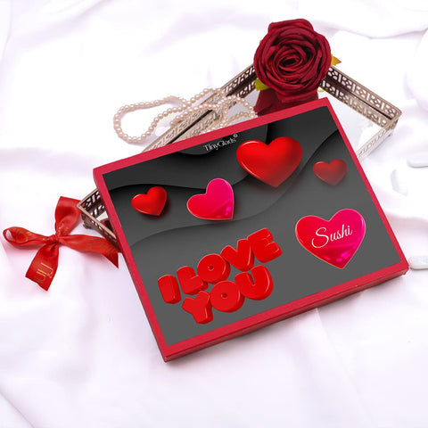 Romantic Personalised Photoframe Chocolate Box with Special Message