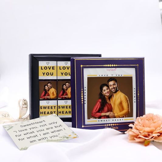 Love Photoframe Chocolate Box with Special Message