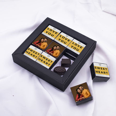 Love Photoframe Chocolate Box with Special Message